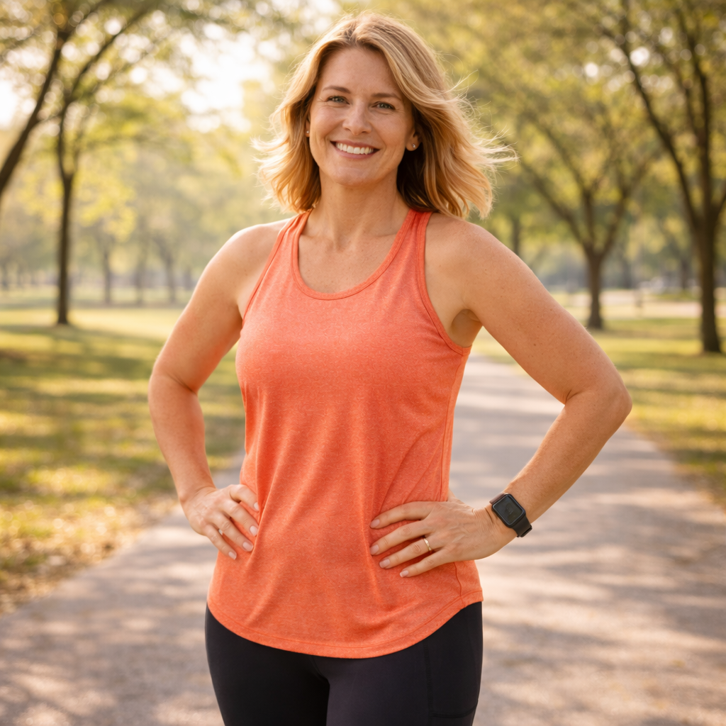 Confident person maintaining healthy weight naturally after transitioning off GLP-1 injections